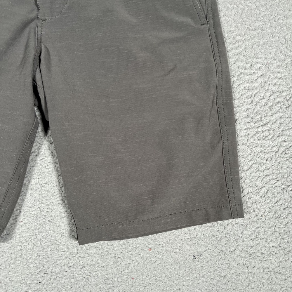 Dakine Shorts Mens 29 Gray Amphibian Hybrid Chino Quick Dry Casual Preppy Logo - Picture 4 of 14